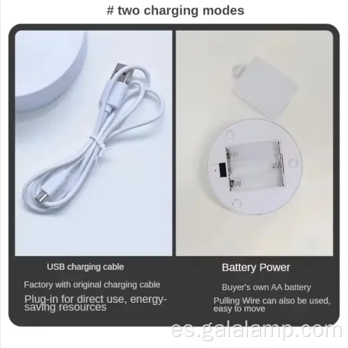 Fascinante lámpara de escritorio de arena que fluye con carga colorida